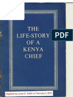 The Life-Story of A Kenya Chief: The Life of Chief Kasina Ndoo (As Told To J.B. Carson) 1958.
