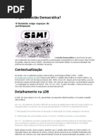 O que é Gestão Democrática