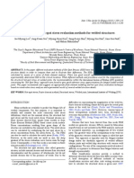 Comparison of Hot Spot Stress Evaluation Methods For Welded Structures PDF