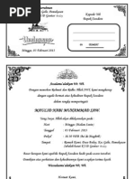 Surat Undangan Maulid Nabi