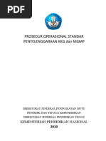 Direktorat Profesi Pendidik - 2010 - Prosedur Operasional Standar Penyelenggaraan KKG Dan MGMP