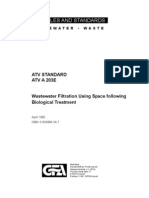 ATV Wastewater Filtration Standard