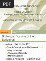 The Doctrine of the Scripture and of God