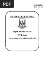 4.40 TYBCOM Paper Pattern