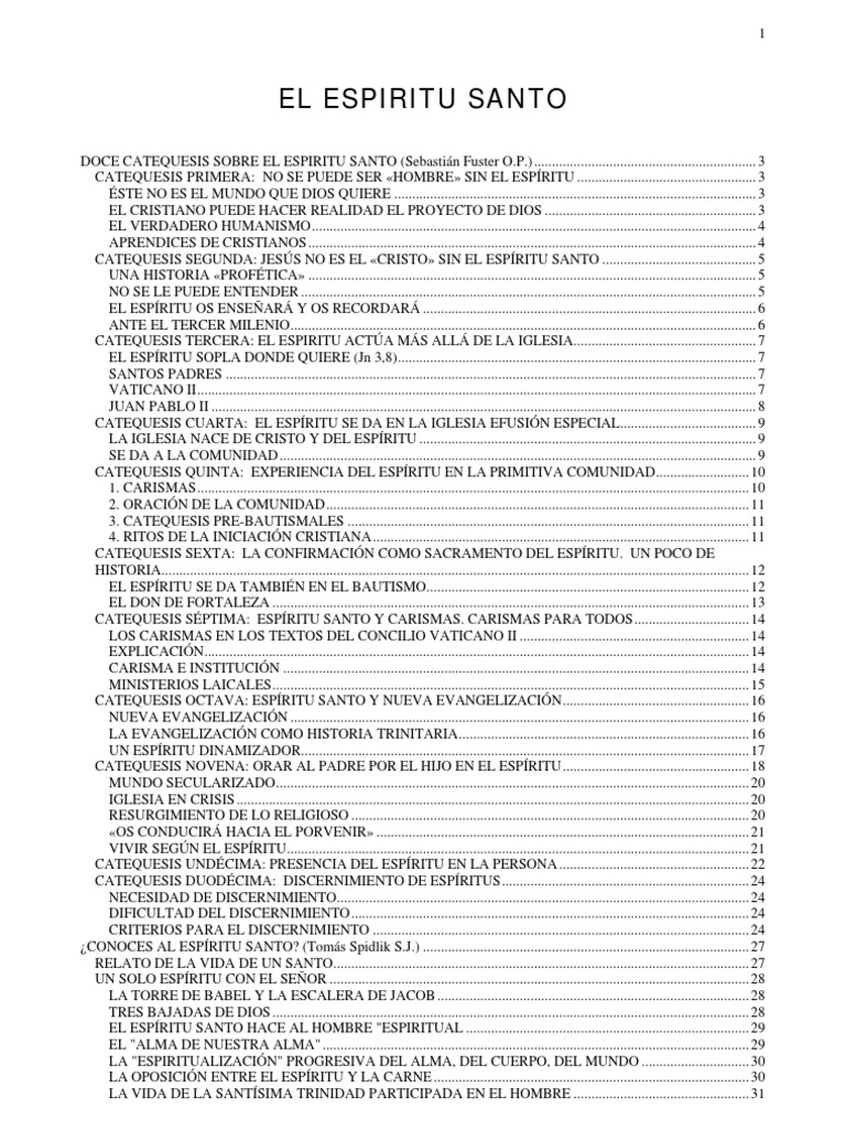 El Espiritu Santo PDF | PDF