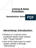 ADVERTISING AND SALES PROMOTION