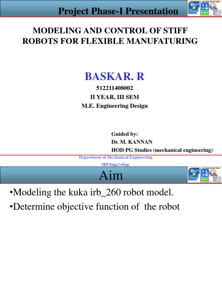 Stiff Robot Modeling for Manufacturing | PDF | Technology & Engineering