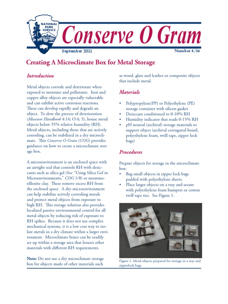 Creating A Microclimate Box For Metal Storage | PDF | Corrosion ...