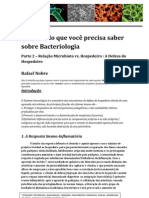 Quase Tudo Que Voce Precisa Saber Sobre Bacteriologia Parte 2 Revisado PDF