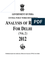 DAR2012Vol2-Delhi Analysis of Rates For Delhi 2012
