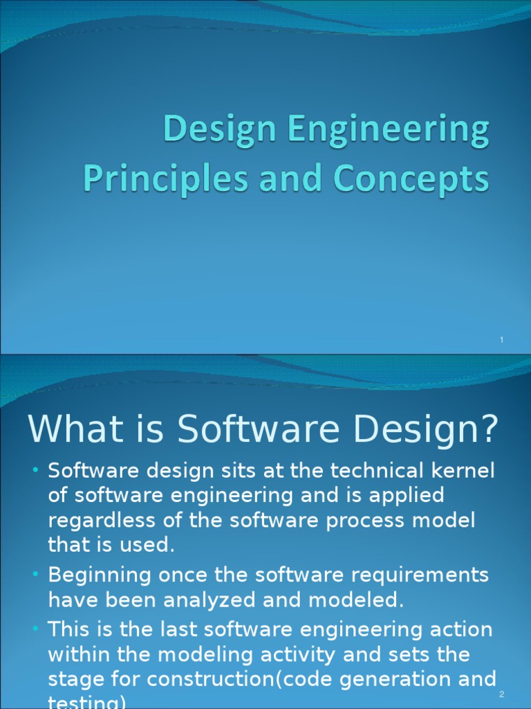 3a Design engineering principles.ppt | Conceptual Model | Design
