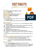 Proiect Didactic Corpuri Geometrice