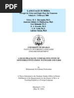 Download A Socio-pragmatic Comparative Study Of by Ahmed S Mubarak SN125784252 doc pdf
