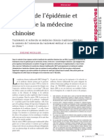 Gestion des .épidémies et médecine chinoise