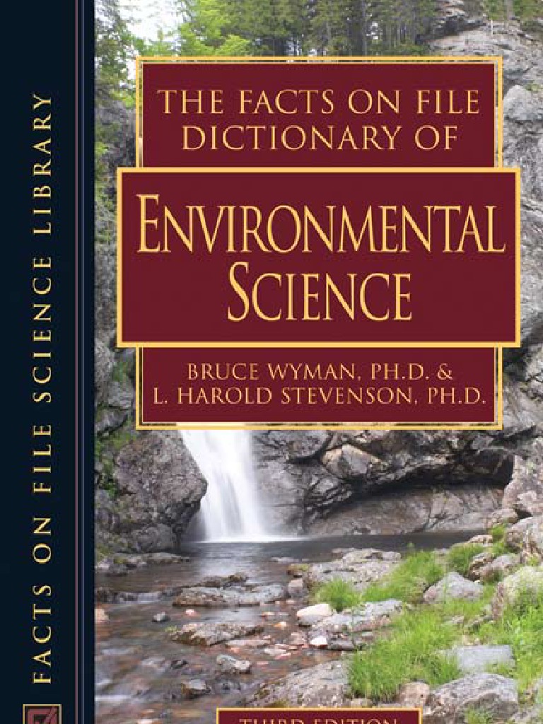 Dictionary of Environmental Sciences Sewage Treatment Soil
