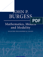 Math, Models and Modality