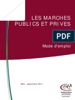 Appels d'Offres Et Execution Des Marches MAJ Sept11