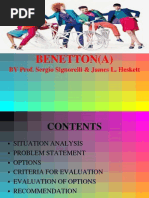 Benetton (A) Case