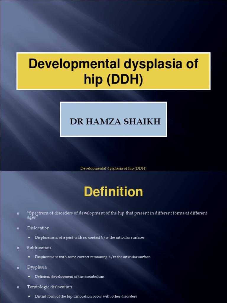 Klisic Sign in Developmental Dysplasia of Hip | PDF | Hip | Pelvis