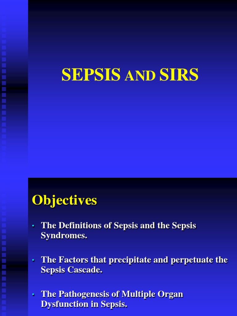 Sepsis PDF Sepsis Vasodilation