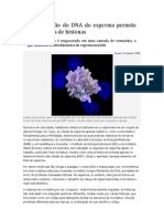 Compactação do DNA do esperma permite nova leitura de histonas