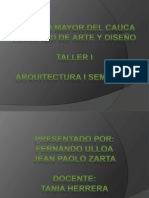 Espacios Abiertos-Taller I-Arquitectura I