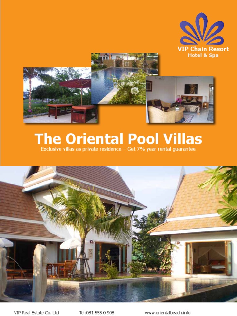 Exclusive Villas for Sale in Rayong | PDF | Resort | Swimming Pool
