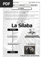 GUIA Nº5 - LA SÍLABA