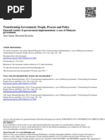 Download E-procurement implementation-A case of Malaysia governmentpdf by oldmannzangetsu SN125844841 doc pdf