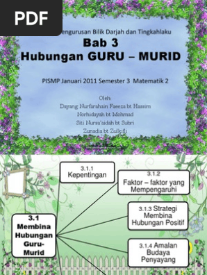 Hubungan Guru Murid Pdf
