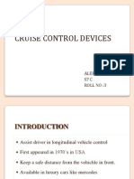 Cruise Control Devices: Aleena Mohammed S7 C Roll No:3