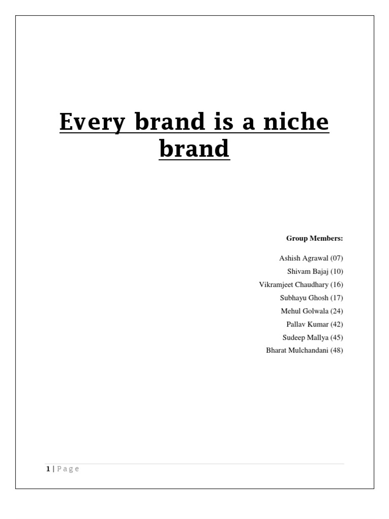 Marketing Report Final Brand Toyota