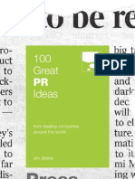 100 Great PR Ideas From Leading Companies Around the World (100 Great Ideas)