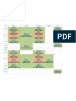 Timetable Ver 18 Jan 2013