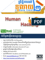 Human Hacking @ Open Event 2013