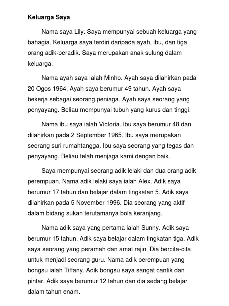 Keluarga Saya Pdf