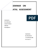 POSTNATAL ASSESSMENT SEMINAR