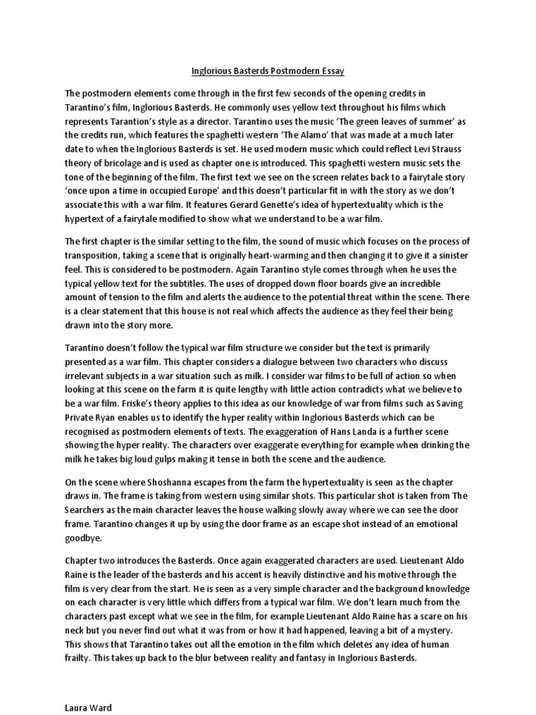 Inglourious basterds violent scenes image