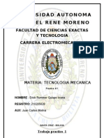 Trabajo Practico 1 de Tecnologia Mecanica