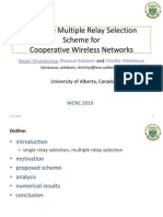 Adaptive Multiple Relay Selection Scheme For Cooperative Wireless Networks