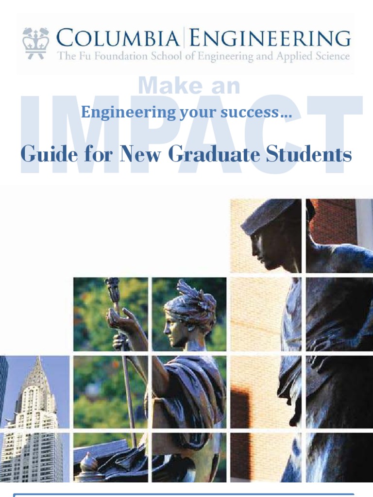Columbia University New Student Checklist PDF Columbia University