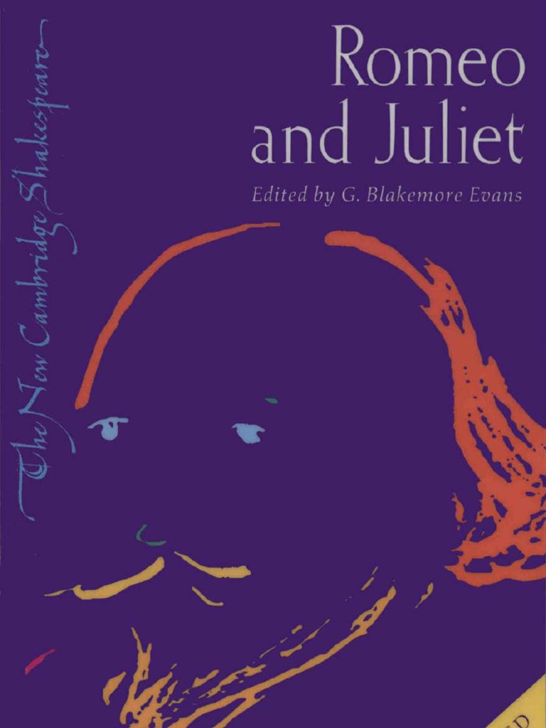 SHAKESPEARE Romeo and Juliet the New Cambridge Shakespeare Characters In Romeo And Juliet