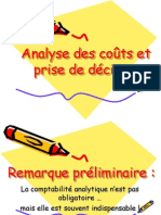 Analyse Des Couts Et Prise de Décision