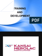 Presentation on training and development
