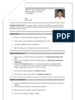 Raju Resume