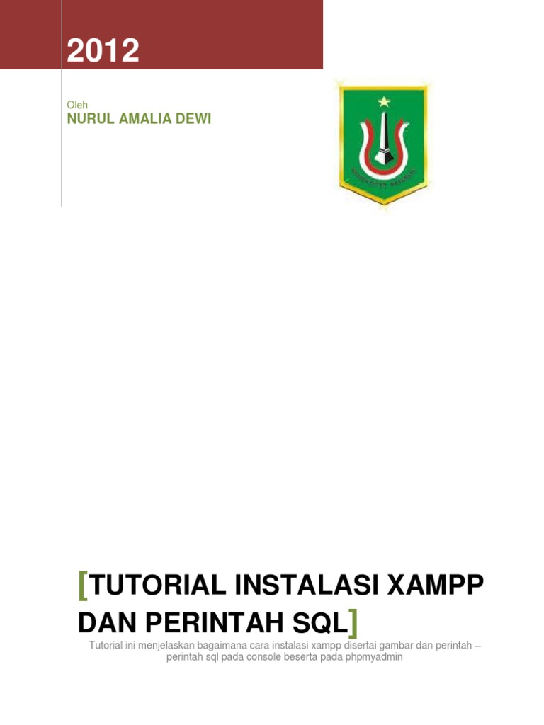 Tutorial Instalasi XAMPP dan SQL | PDF | Metode & Bahan Ajar