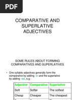 Comparative and Superlative Adjectives