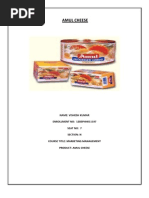 Download Amul Cheese Marketing Mix by Ravi Pareek SN125912210 doc pdf