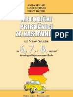 Metodicki Prirucnici Za Nastavnike Uz Njemacki Za 6, 7 I 8 Razred Devetogodisnje Osnovne Skole PDF