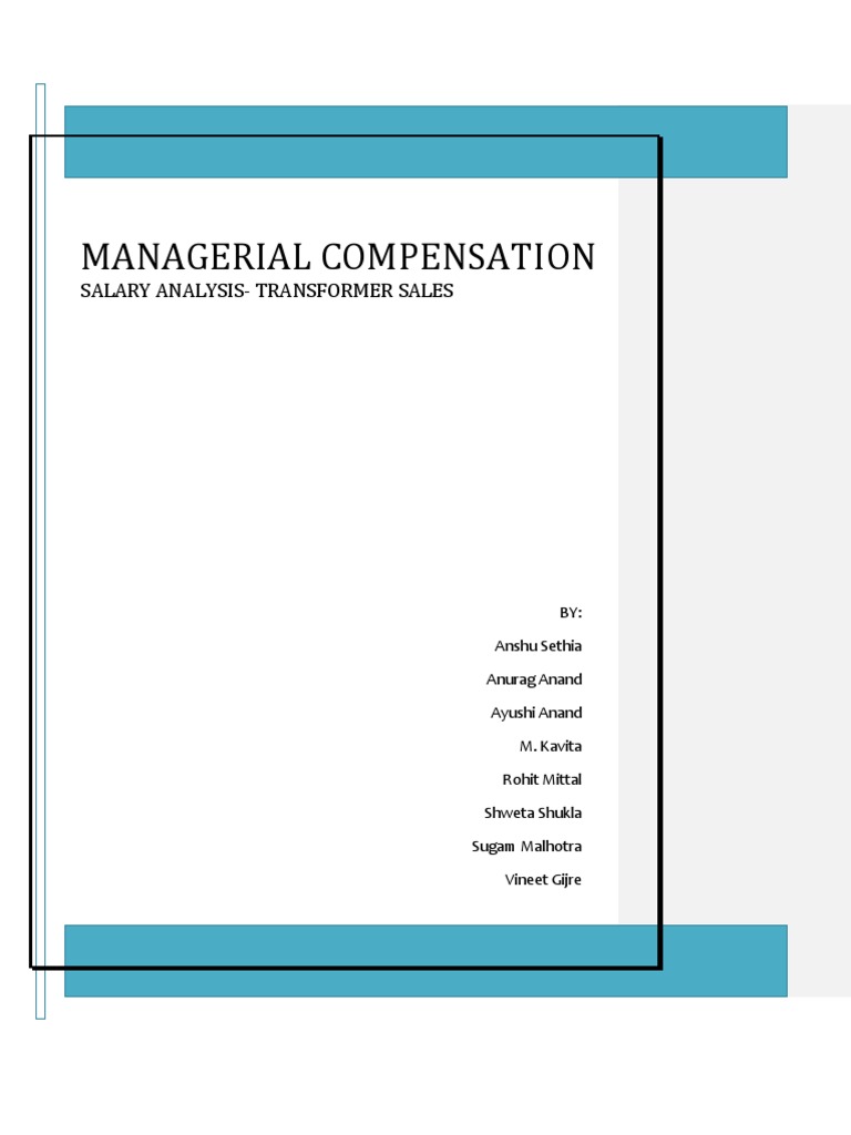 MC_Salary Analysis Project_Transformer Sales | Salary | Employment